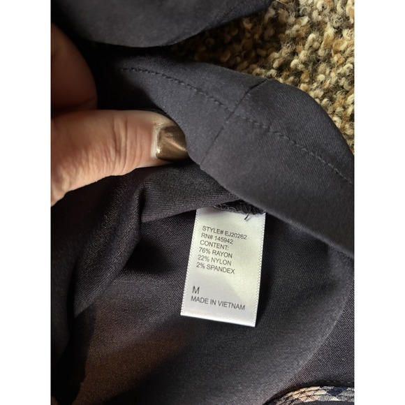 Eden Society Black Blazer Style Jacket Medium Women's H1 - Picture 3 of 4